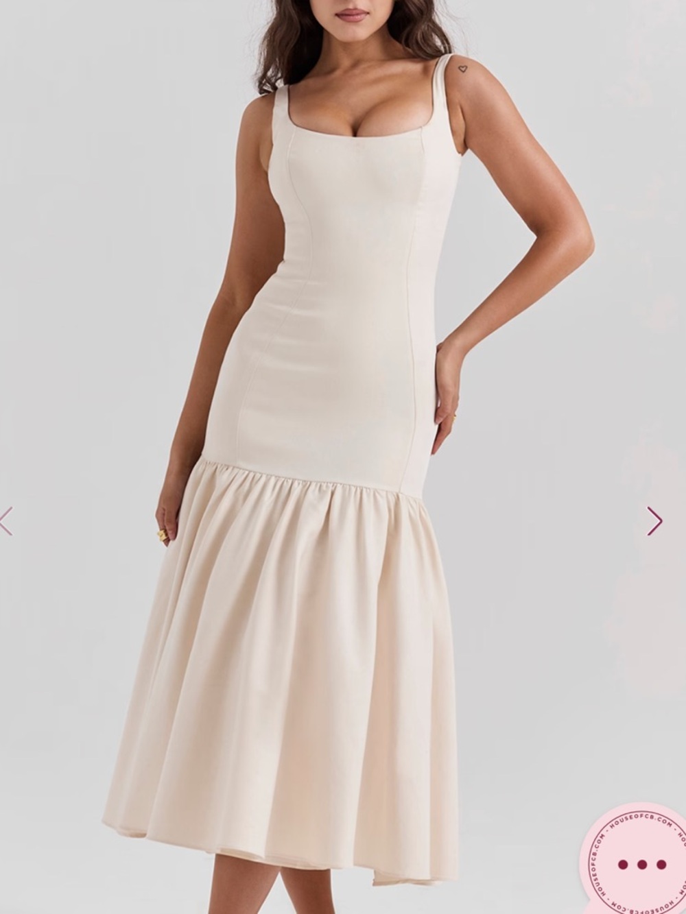 House of CB Amore Midi Dress NWT